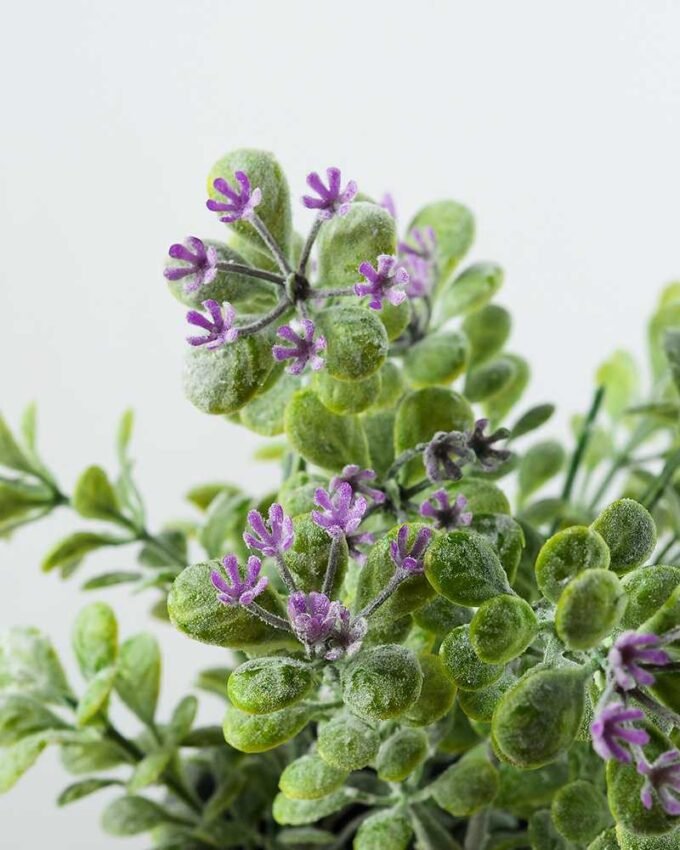 23cm Aglaia Odorata Leaves Silk Flower  in Paper Pulp pot