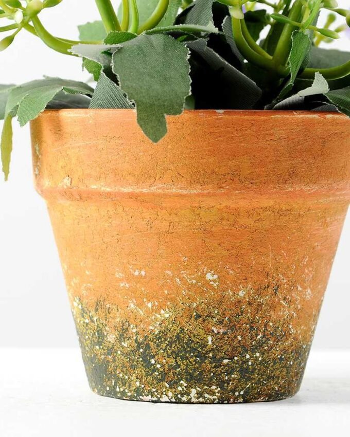 14cm Aglaia Odorata Silk Flower  in Paper Pulp pot