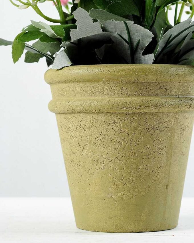 35 Heads  Aglaia Odorata Silk Flower  in Paper Pulp pot