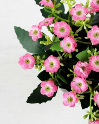 17cm Aglaia Odorata Silk Flower  in Paper Pulp pot