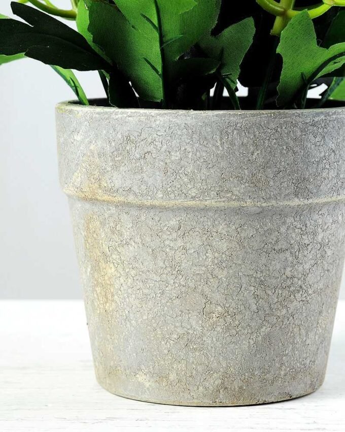 17cm Aglaia Odorata Silk Flower  in Paper Pulp pot