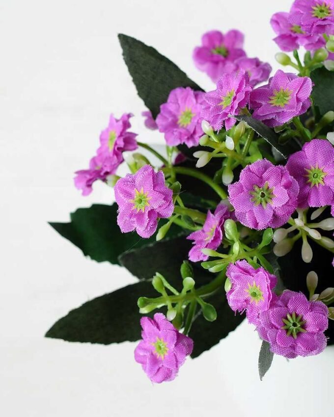 11cm Aglaia Odorata Silk Flower  in Metal Watering Can 3 11cm Aglaia Odorata Silk Flower  in Metal Watering Can