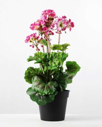 40cm Begonia Silk Flower  in Plastic pot Potted Flowers&Plants YeahFlower is one of Chinese leading OEM manufacturers and exporters , supplying the silk flowers, wholesale artificial trees 40cm Begonia Silk Flower  in Plastic pot