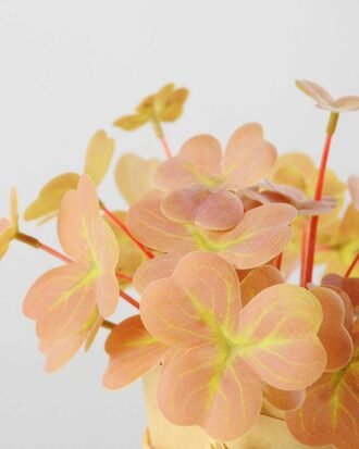 18cm Clover Artificial Plant  in Paper wrap pot Potted Flowers&Plants YeahFlower is one of Chinese leading OEM manufacturers and exporters , supplying the silk flowers, wholesale artificial trees 18cm Clover Artificial Plant  in Paper wrap pot