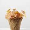 16cm Clover Artificial Plant  in Burlap wrap 1 16cm Clover Artificial Plant  in Burlap wrap