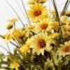 28cm Daisy With Wood Planter Silk Flower Arrangement 2 28cm Daisy With Wood Planter Silk Flower Arrangement