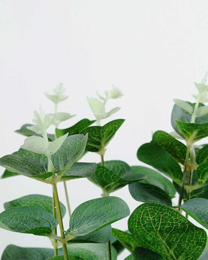 30cm Eucalyptus Artificial Plant  in Paper Pulp pot