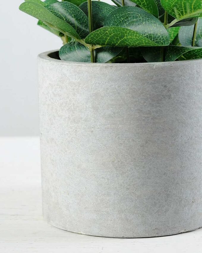 30cm Eucalyptus Artificial Plant  in Paper Pulp pot