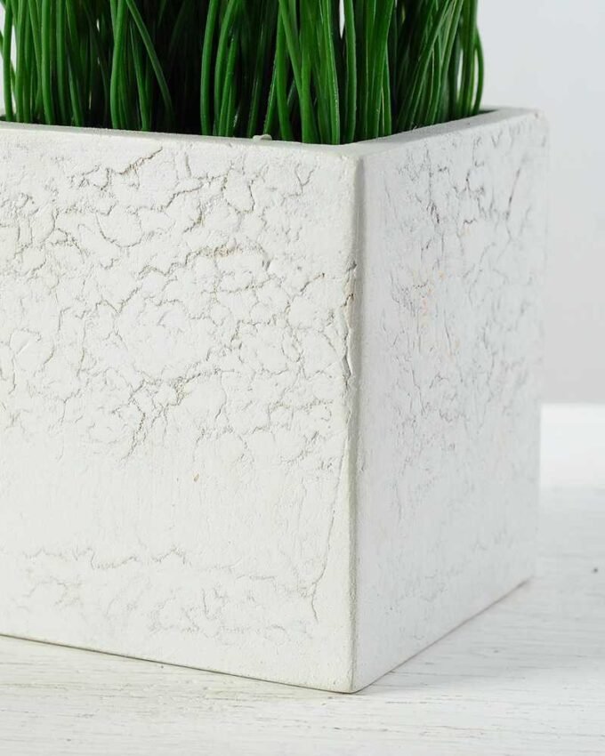 16cm Grass Artificial Plant  in Paper Pulp pot