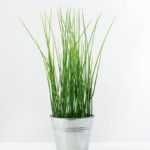 30cm Grass Artificial Plant  in Metal Pot