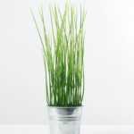 30cm Creative Displays Grass Artificial Plant  in Metal Pot