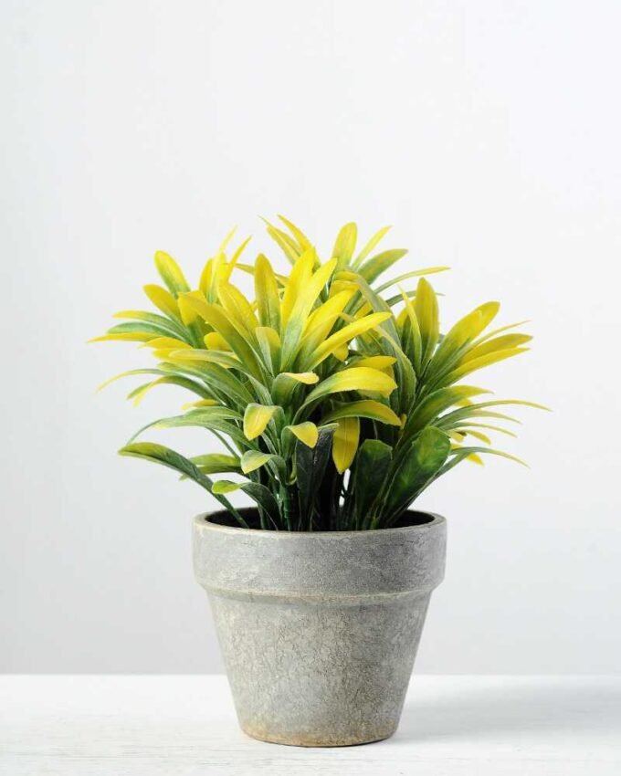 18cm Grass Artificial Plant  in Paper Pulp pot