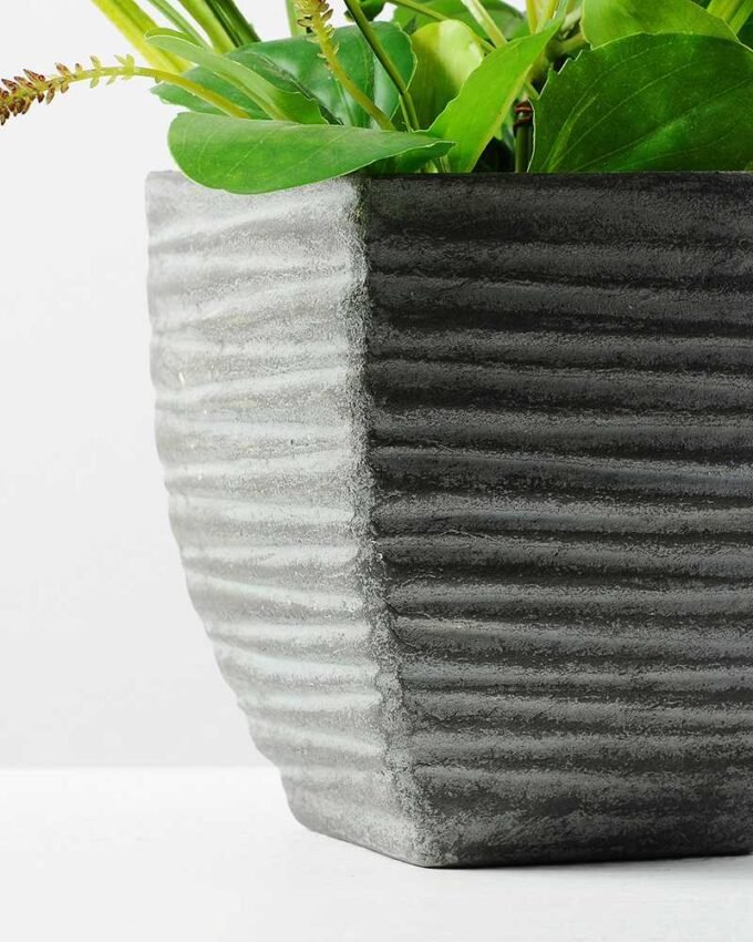 40cm Herba Plantaginis Artificial Plant  in Paper Pulp pot