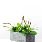 25cm Herba Plantaginis Artificial Plant  in Paper Pulp pot