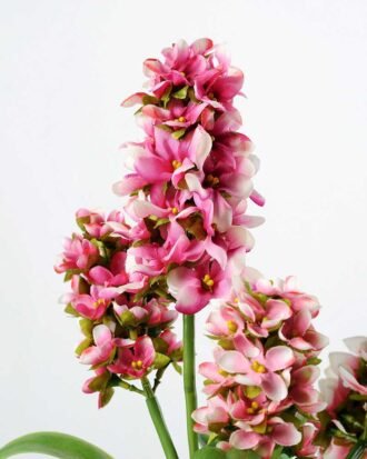 32cm Hyacinth Silk Flower  in Paper Pulp pot