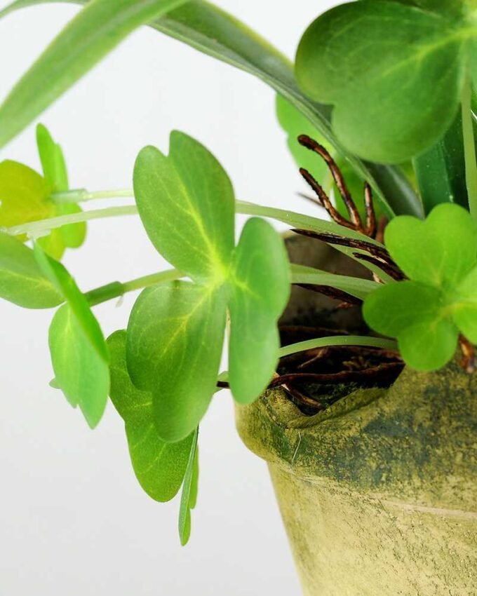 32cm Hyacinth Silk Flower  in Paper Pulp pot