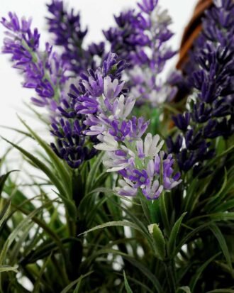 26cm Lavender Silk Flower  in Basket Potted Flowers&Plants YeahFlower is one of Chinese leading OEM manufacturers and exporters , supplying the silk flowers, wholesale artificial trees 26cm Lavender Silk Flower  in Basket