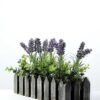 Creative Displays Lavender Silk Flower  in Wood Planter 1 Creative Displays Lavender Silk Flower  in Wood Planter