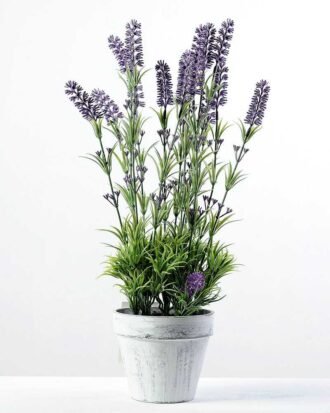 9 Heads Reality Lavender Silk Flower  in Paper Pulp pot Potted Flowers&Plants YeahFlower is one of Chinese leading OEM manufacturers and exporters , supplying the silk flowers, wholesale artificial trees 9 Heads Reality Lavender Silk Flower  in Paper Pulp pot