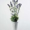 52cm Lavender Silk Flower in Paper Pulp pot 1 52cm Lavender Silk Flower in Paper Pulp pot