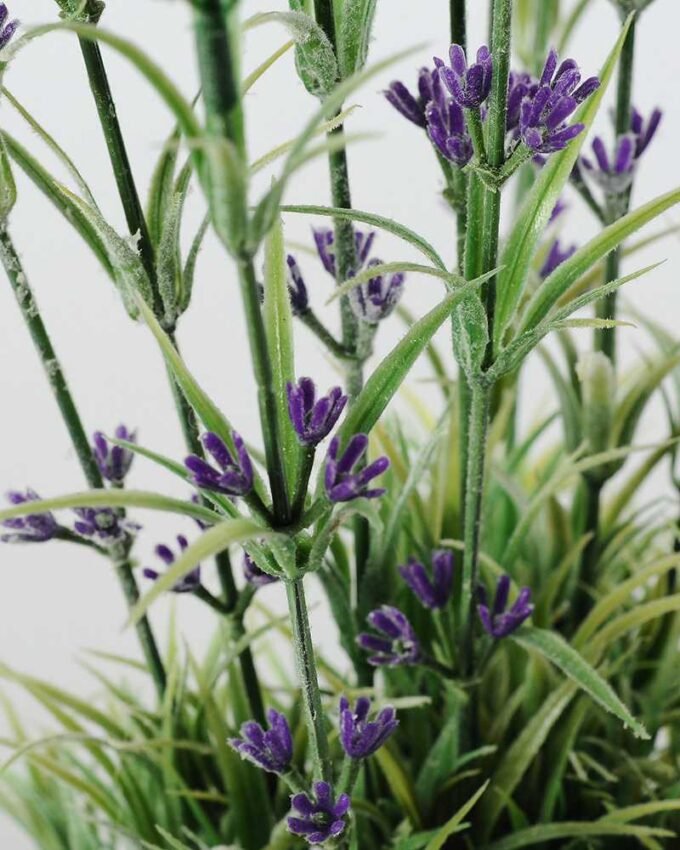 52cm Lavender Silk Flower in Paper Pulp pot 4 52cm Lavender Silk Flower in Paper Pulp pot