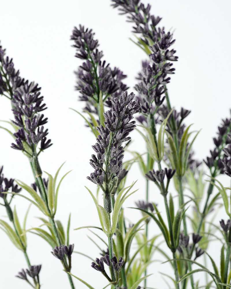 60cm Lavender Silk Flower in Paper Pulp pot  Artificial Flowers FactoryManufacturersDesign 
