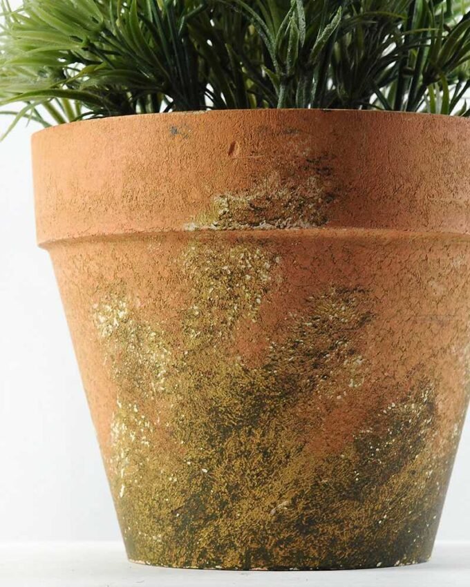 60cm Lavender Silk Flower  in Paper Pulp pot