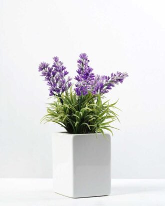 20cm Lavender Silk Flower  in Ceramic pot Potted Flowers&Plants YeahFlower is one of Chinese leading OEM manufacturers and exporters , supplying the silk flowers, wholesale artificial trees 20cm Lavender Silk Flower  in Ceramic pot