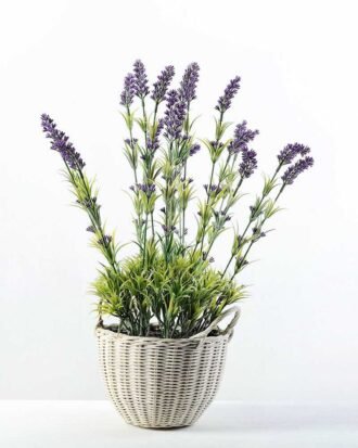 45cm Lavender Silk Flower  in Basket Potted Flowers&Plants YeahFlower is one of Chinese leading OEM manufacturers and exporters , supplying the silk flowers, wholesale artificial trees 45cm Lavender Silk Flower  in Basket