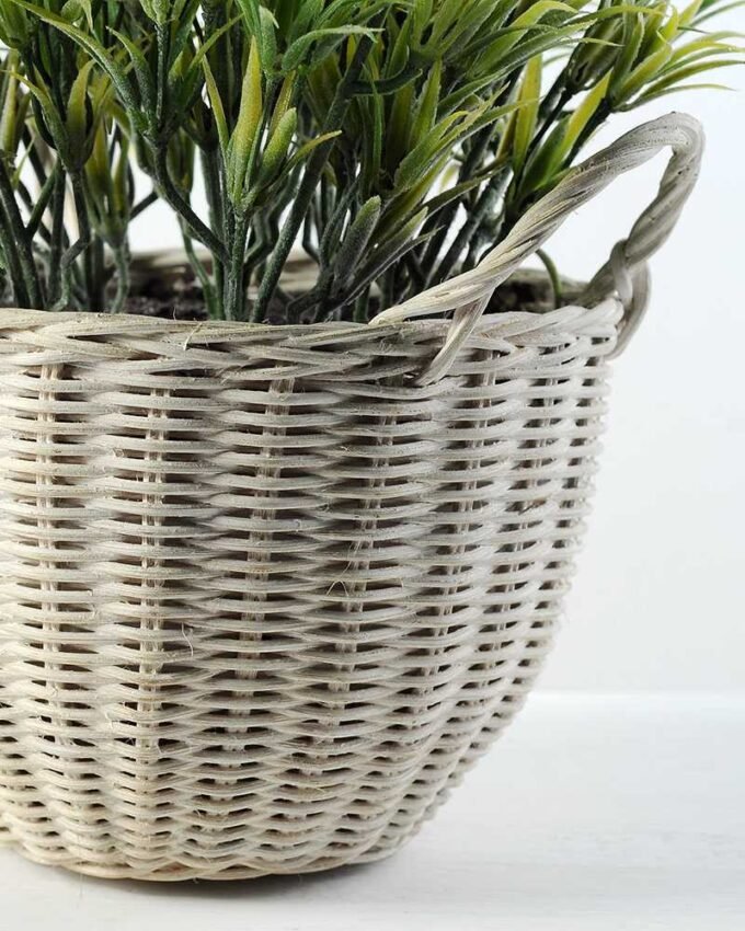 45cm Lavender Silk Flower  in Basket 4 45cm Lavender Silk Flower  in Basket