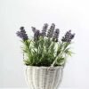 25cm Lavender Silk Flower  in Basket 1 25cm Lavender Silk Flower  in Basket