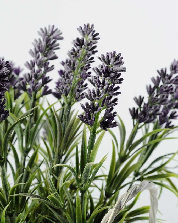 25cm Lavender Silk Flower  in Basket 2 25cm Lavender Silk Flower  in Basket
