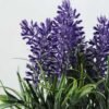 24cm Lavender Silk Flower  in Paper Pulp pot 2 24cm Lavender Silk Flower  in Paper Pulp pot