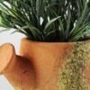 24cm Lavender Silk Flower  in Paper Pulp pot 3 24cm Lavender Silk Flower  in Paper Pulp pot