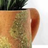 24cm Lavender Silk Flower  in Paper Pulp pot 4 24cm Lavender Silk Flower  in Paper Pulp pot