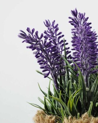 20cm Lavender Silk Flower  in Burlap wrap Potted Flowers&Plants YeahFlower is one of Chinese leading OEM manufacturers and exporters , supplying the silk flowers, wholesale artificial trees 20cm Lavender Silk Flower  in Burlap wrap