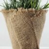 20cm Lavender Silk Flower  in Burlap wrap 3 20cm Lavender Silk Flower  in Burlap wrap