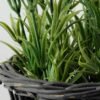 24cm Lavender Silk Flower  in Basket 3 24cm Lavender Silk Flower  in Basket