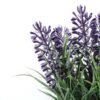 17cm Lavender Silk Flower  in Metal Pot