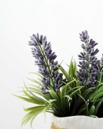 5 Heads Lavender Reality Silk Flower  in Ceramic pot Potted Flowers&Plants YeahFlower is one of Chinese leading OEM manufacturers and exporters , supplying the silk flowers, wholesale artificial trees 5 Heads Lavender Reality Silk Flower  in Ceramic pot