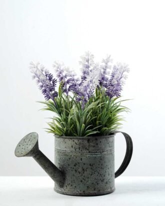 20cm Lavender Silk Flower  in Metal Watering Can Potted Flowers&Plants YeahFlower is one of Chinese leading OEM manufacturers and exporters , supplying the silk flowers, wholesale artificial trees 20cm Lavender Silk Flower  in Metal Watering Can