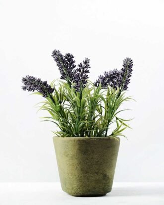 9 Heads Lavender Silk Flower  in Paper Pulp pot Potted Flowers&Plants YeahFlower is one of Chinese leading OEM manufacturers and exporters , supplying the silk flowers, wholesale artificial trees 9 Heads Lavender Silk Flower  in Paper Pulp pot