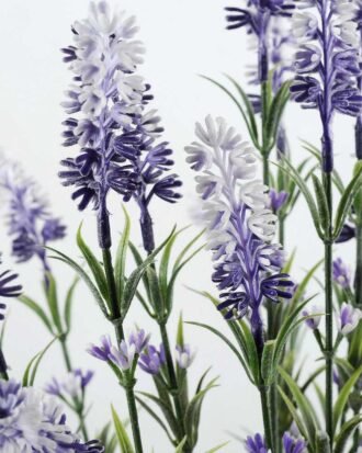 51cm Lavender Silk Flower  in Paper Pulp pot