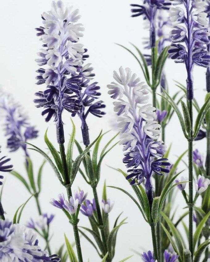 51cm Lavender Silk Flower  in Paper Pulp pot