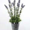 51cm Lavender Silk Flower  in Paper Pulp pot