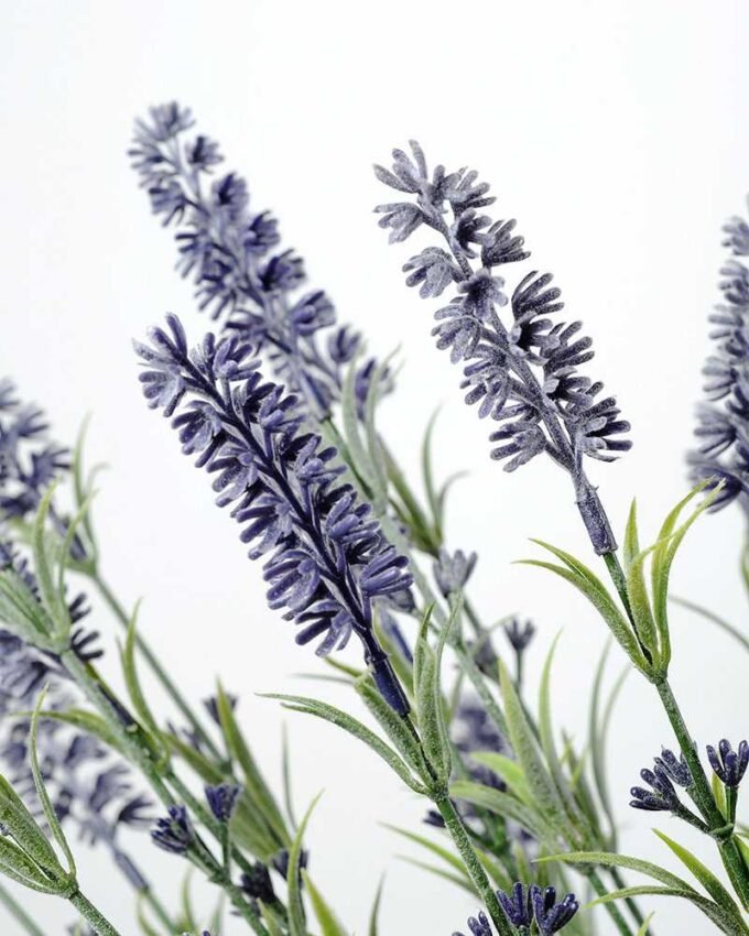 51cm Lavender Silk Flower  in Paper Pulp pot