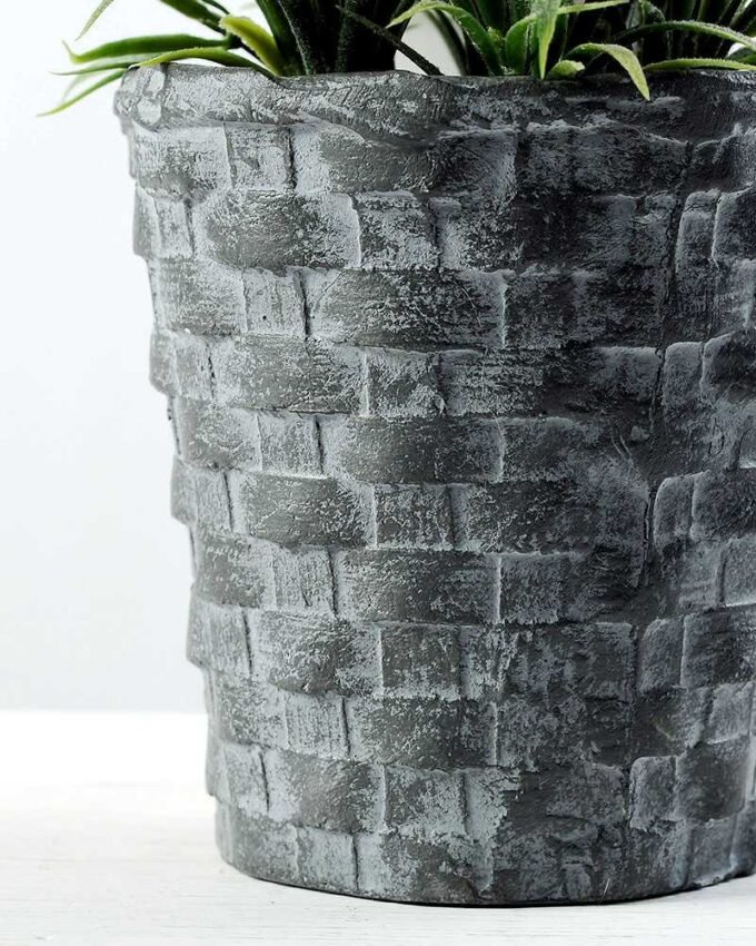 10 Heads Lavender Silk Flower in Paper Pulp pot 4 10 Heads Lavender Silk Flower in Paper Pulp pot