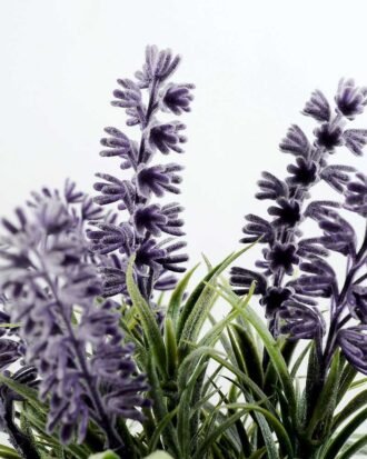 6 Heads Lavender Silk Flower  in Paper Pulp pot Potted Flowers&Plants YeahFlower is one of Chinese leading OEM manufacturers and exporters , supplying the silk flowers, wholesale artificial trees 6 Heads Lavender Silk Flower  in Paper Pulp pot