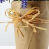 16cm Lavender Silk Flower  in Paper wrap pot