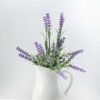 25cm Lavender Silk Flower  in Ceramic Jug 1 25cm Lavender Silk Flower  in Ceramic Jug